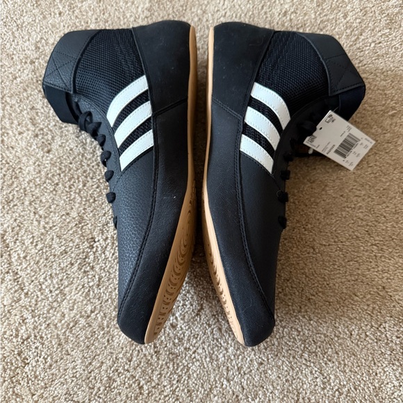 Adidas HVC 2 Wrestling Shoes AQ3325 Men's Size 14.5 Black - Picture 3 of 7